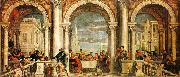  Paolo  Veronese Feast in the House of Levi Norge oil painting reproduction